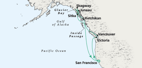 Crystal Luxury Cruises Glaciers Gold 5118 Round Trip San Francisco  Luxury Cruise Crystal Harmony Crystal Luxury Cruises