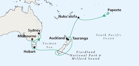 Crystal Luxury Cruises World Voyage II: Kingdoms of the South Pacific Crystal Luxury Cruises Crystal Serenity Cruise