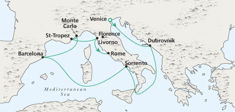 Crystal Luxury Cruises Riviera Romance
