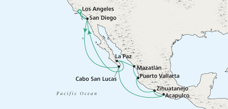 Crystal Luxury Cruises Pacific Riviera Holiday Serenity Crystal