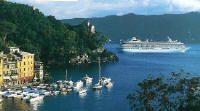 Luxury Cruises Crystal Cruises in Portofino, Italy