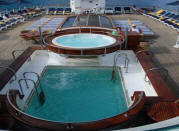 Windstar Cruises - Wind Star Deck pool Star 2012