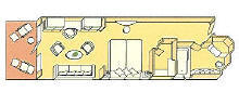 Luxury Cruises Luxury Cruises Veranda Suite Diagram