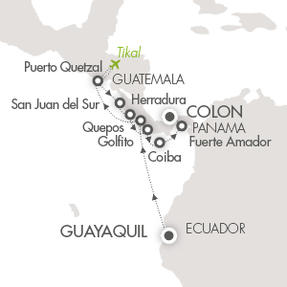 Cruises Le Boreal March 30 April 12 2021 Guayaquil, Ecuador to Col�n, Panama