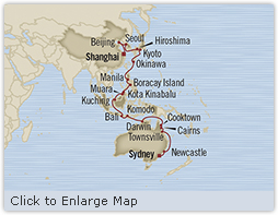 Oceania Insignia April 3 May 9 2016 Shanghai, China to Sydney, Australia