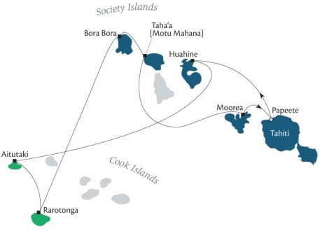 Cruises Paul Gauguin September 10-21 2016 Papeete, Tahiti, Society Islands to Papeete, Tahiti
