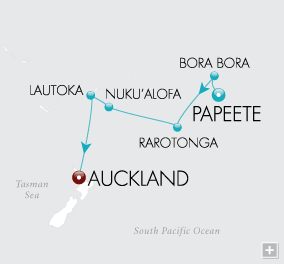 South Pacific Serenade Map