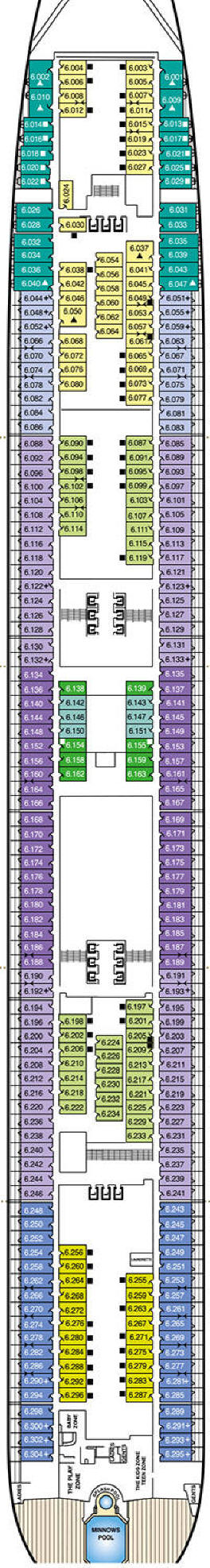 Deck PLAN Cunard World Cruise Queen Mary 2 Qm2 Image