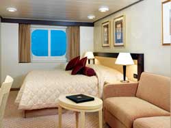 QV Cruises Cunard Cruise Queen Mary 2 qm 2 C2 Britannia Outside Stateroom