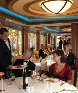 QV Cruises Cunard Cruise Queen Mary 2 qm 2 Queens Grill Restaurant