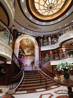 QV Cruises Cunard Cruise Queen Mary 2 qm 2 Grand Lobby