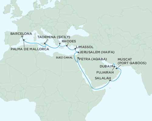Regent Seas Seas Voyager Cruises May 3-23 2015 - 20 Days