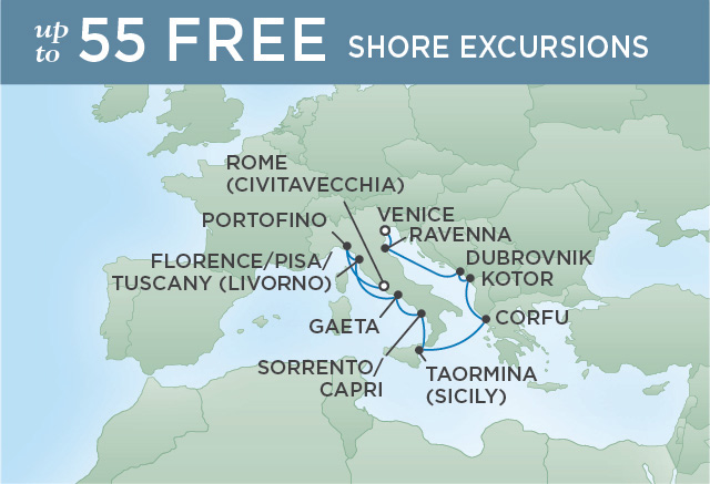FROM ITALY WITH LOVE | 10 NIGHTS | DEPARTS APR 30, 2019 | Seven Seas Explorer