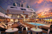Seabourn Cruise ENCORE Main Pool 2022
