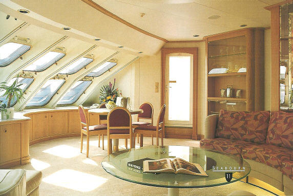 Seabourne owner` s suite on deck 6