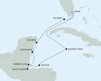 Seven Seas Explorer - RSSC February 14-24 2017 Cruises Miami, FL, United States to Miami, FL, United States