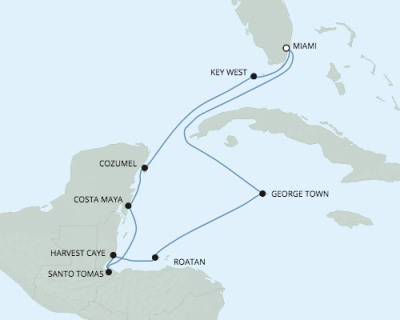 Seven Seas Explorer - RSSC March 6-16 2017 Cruises Miami, FL, United States to Miami, FL, United States