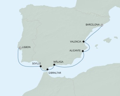 Seven Seas Explorer - RSSC May 21-28 2017 Cruises Barcelona, Spain to Lisbon, Portugal