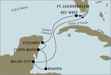 Deluxe Cruises - Seven Seas Navigator 2006 Fort Lauderdale to Fort Lauderdale November