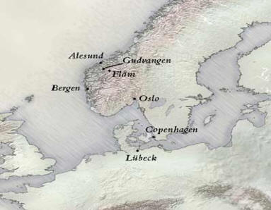 Copenhagen to Oslo Norway Explorer Silversea Cruises Silver Whisper Cruise