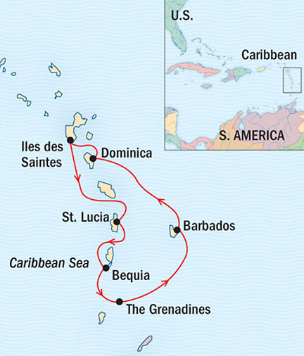 LUXURY CRUISES - Penthouse, Veranda, Balconies, Windows and Suites Lindblad Sea Cloud February 26 March 5 2027 Bridgetown, Barbados to Bridgetown, Barbados