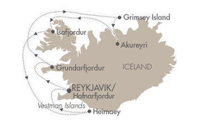Cruises Around The World L Austral July 13-20 2025 Reykjavk, Iceland to Hafnarfjrdur, Iceland