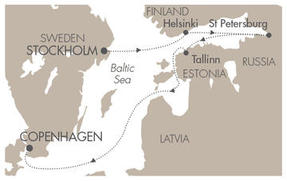 Cruises Around The World L Austral June 8-15 2025 Stockholm, Sweden to Copenhagen, Denmark