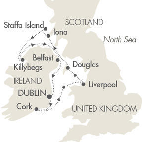 Cruises L Austral May 9-17 2016 Dublin, Ireland to Dublin, Ireland