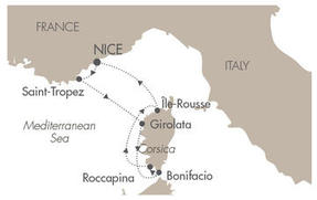 Cruises Around The World Le Ponant August 1-8 2025 Nice, France to Nice, France