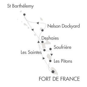 Cruises Around The World Le Ponant March 12-18 2025 Fort-de-France, Martinique to Fort-de-France, Martinique
