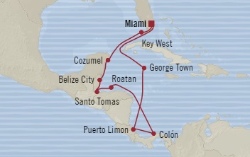 Cruises Around The World Oceania Insignia December 11-23 2025 Miami, FL, United States to Miami, FL, United States