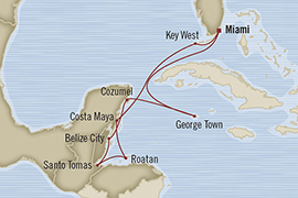 Oceania Regatta April 2-12 2016 Miami, FL, United States to Miami, FL, United States