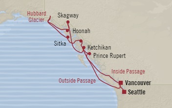 Cruises Around The World Oceania Regatta August 11-21 2025 Seattle, WA, United States to Vancouver, Canada