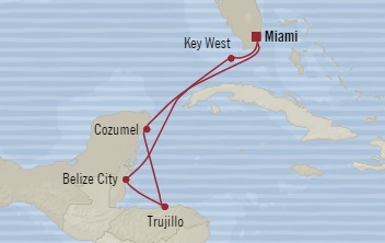 Oceania Riviera December 15-22 2016 Miami, FL, United States to Miami, FL, United States