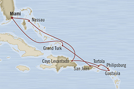 Cruises Around The World Oceania Riviera February 12-22 2025 Miami, FL, United States to Miami, FL, United States
