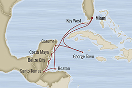 Cruises Around The World Oceania Riviera January 13-23 2025 Miami, FL, United States to Miami, FL, United States
