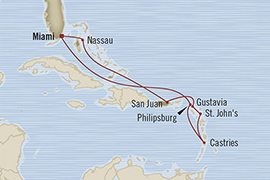 Cruises Around The World Oceania Riviera January 23 February 2 2025 Miami, FL, United States to Miami, FL, United States