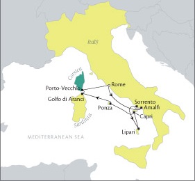 Cruises Around The World Tere Moana October 15-22 2025 Rome, Italy to Civitavecchia, Italy