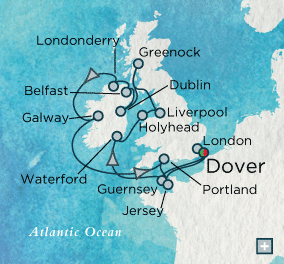 Crystal Cruises Serenity 2015 Bonny Isles Map