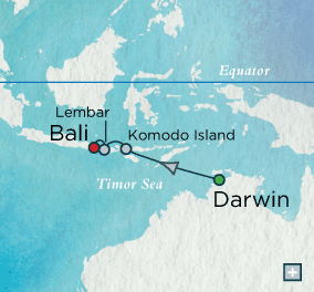 Cruises Around The World From Barrier Reef to Bali: Crystal Getaways Map February 23-28 2026 - 5 Days crystal symphony 2026