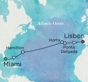 Cruises Around The World Crystal World Cruises Serenity 2026 April 15-29 Miami, FL to Lisbon, Portugal