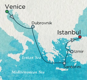 Cruises Around The World Crystal World Cruises Serenity 2026 June 4-11 Venice, Italy to Istanbul, Turkey