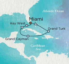 Cruises Around The World Crystal World Cruises Serenity 2026 November 20-27 Miami, FL to Miami, FL