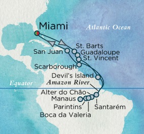 Crystal Cruises Serenity 2017 October 27 November 20 Miami, FL to Miami, FL