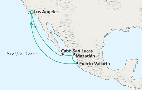 Cruises Around The World Round-Trip Los Angeles