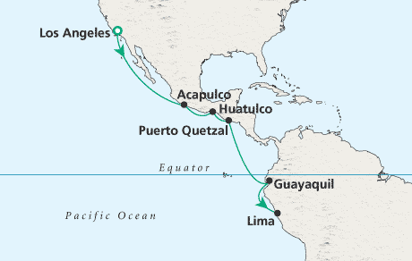 Cruises Around The World Los Angeles to Lima