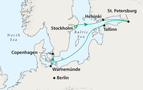 Cruises Around The World Stockholm to Copenhagen