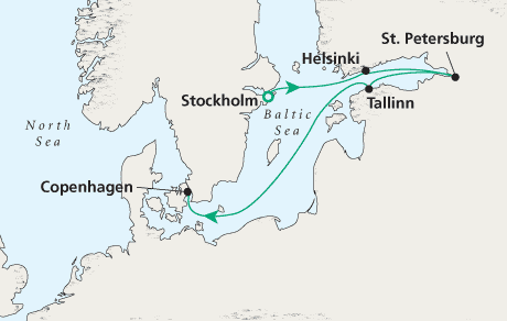 Luxury Cruise SINGLE/SOLO Stockholm to Copenhagen