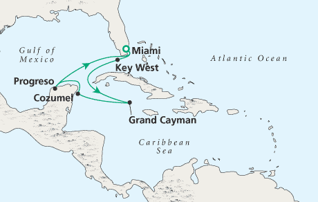 Cruises Around The World Round-Trip Miami
