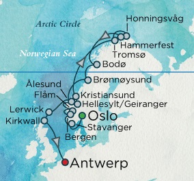 Cruises Around The World Crystal World Cruises Symphony 2026 July 16 August 3 Oslo, Norway to Antwerp, Belgium